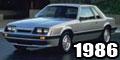 1986 Mustang Cloth Seat Upholstery