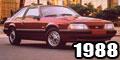 1988 Mustang Cloth Seat Upholstery