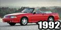 1992 Mustang Cloth Seat Upholstery