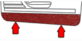 Mustang Door Panel Carpet 