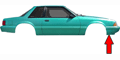 Mustang Fender Extensions & Spats 