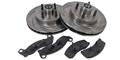 Mustang Front Brake Rotors And Pads Kits